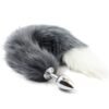 Black Tip Fox Tail Butt Plug
