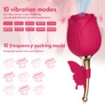 Rose Sucker Sucking Milk Vibrating Vibrating Egg Device