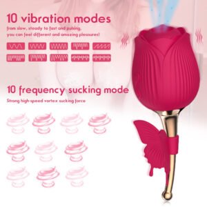 Rose Sucker Sucking Milk Vibrating Vibrating Egg Device